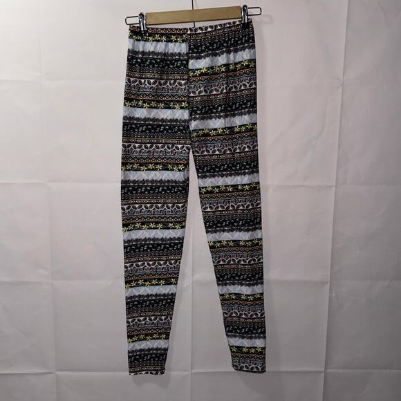 Always Women's Floral Print Leggings One Size Multicolor - Picture 2 of 5